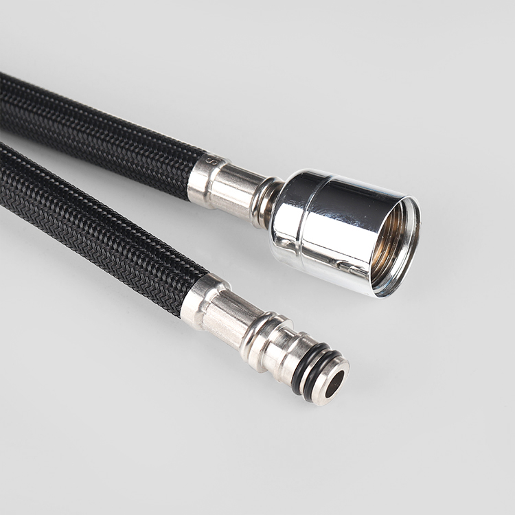 Manguera trenzada de metal negro-19