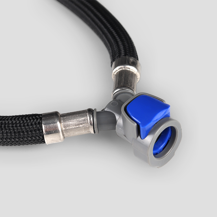 Manguera trenzada metálica de doble cabeza